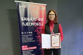 Beograđanka Lena Savković pobjednik "Banjalučkog pjesmoboja"