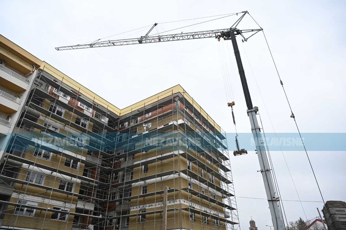 Banjaluka: Paleta pala na radnika