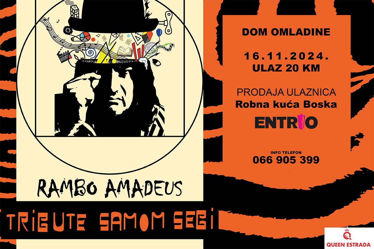 Rambo na komičan način najavio koncert u banjalučkom Domu omladine