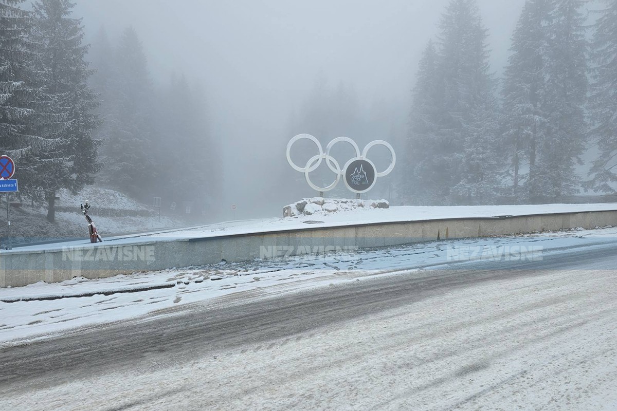 Snijeg zabijelio Jahorinu (FOTO, VIDEO)