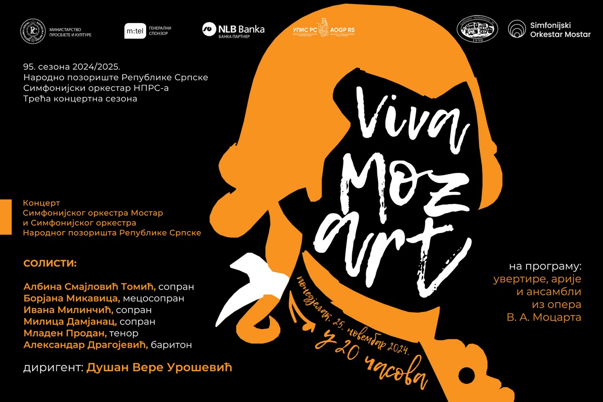 Muzikom ukazuju na problem nasilja nad ženama: Koncert "Viva Mozart" u NP RS
