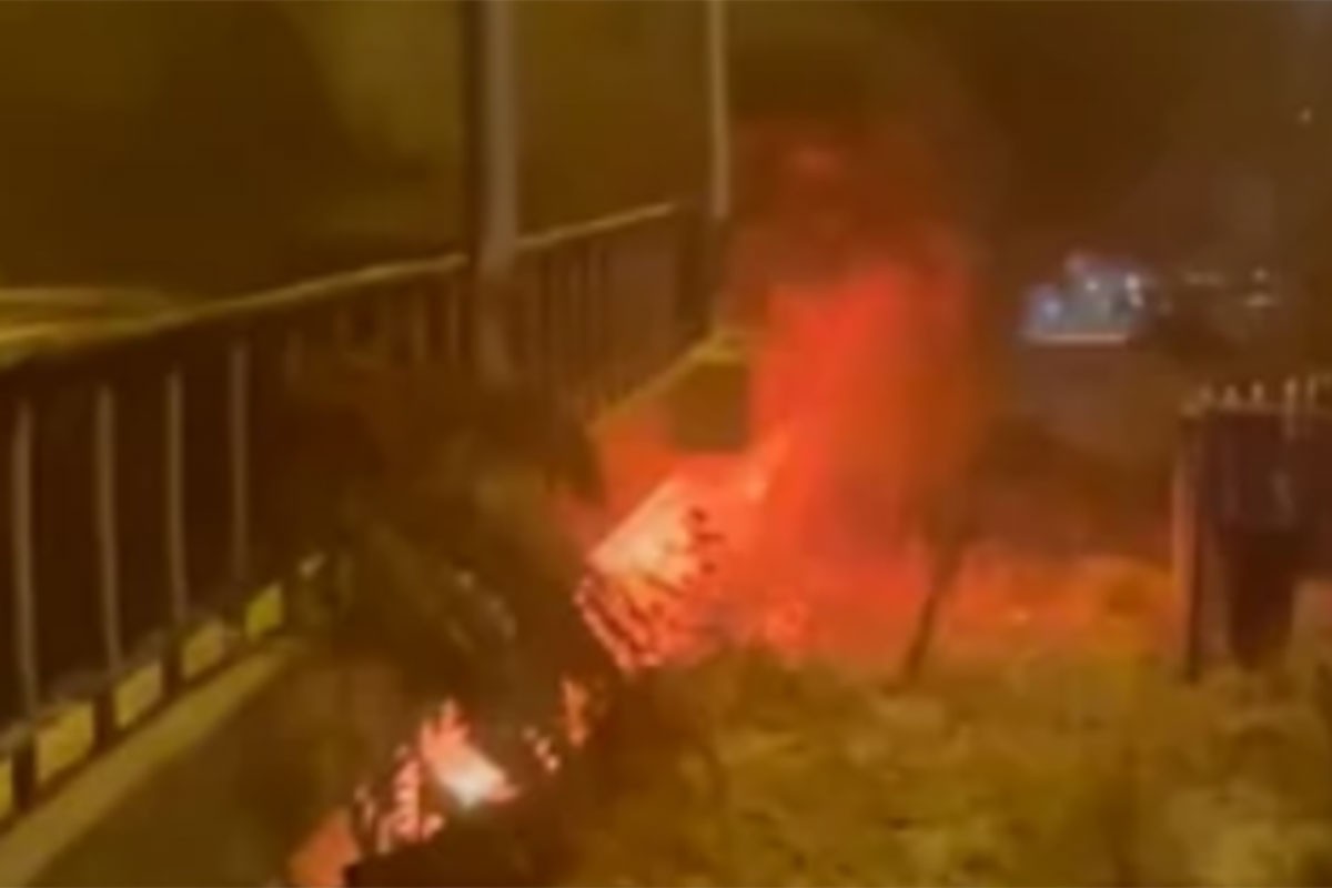 Otkriveno šta je gorjelo kod mosta na Adi, oglasila se i policija
