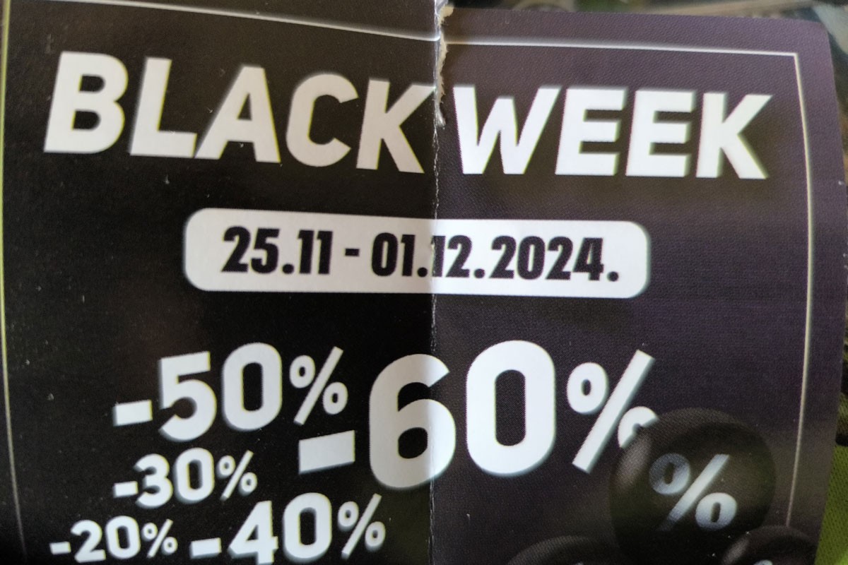 Sniženja od 20, 30 odsto nisu odraz "crnog petka"