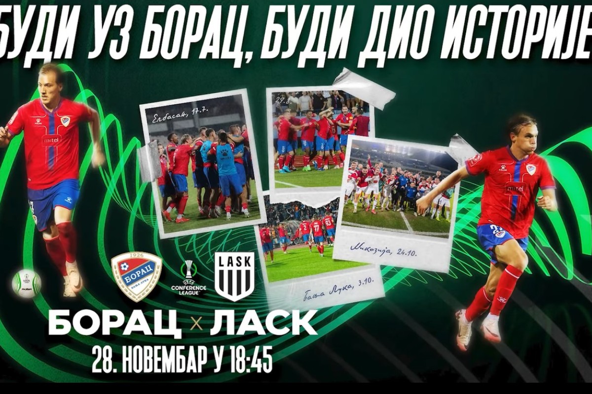 Borac zove navijače na LASK: Vrijeme je za čas istorije (VIDEO)