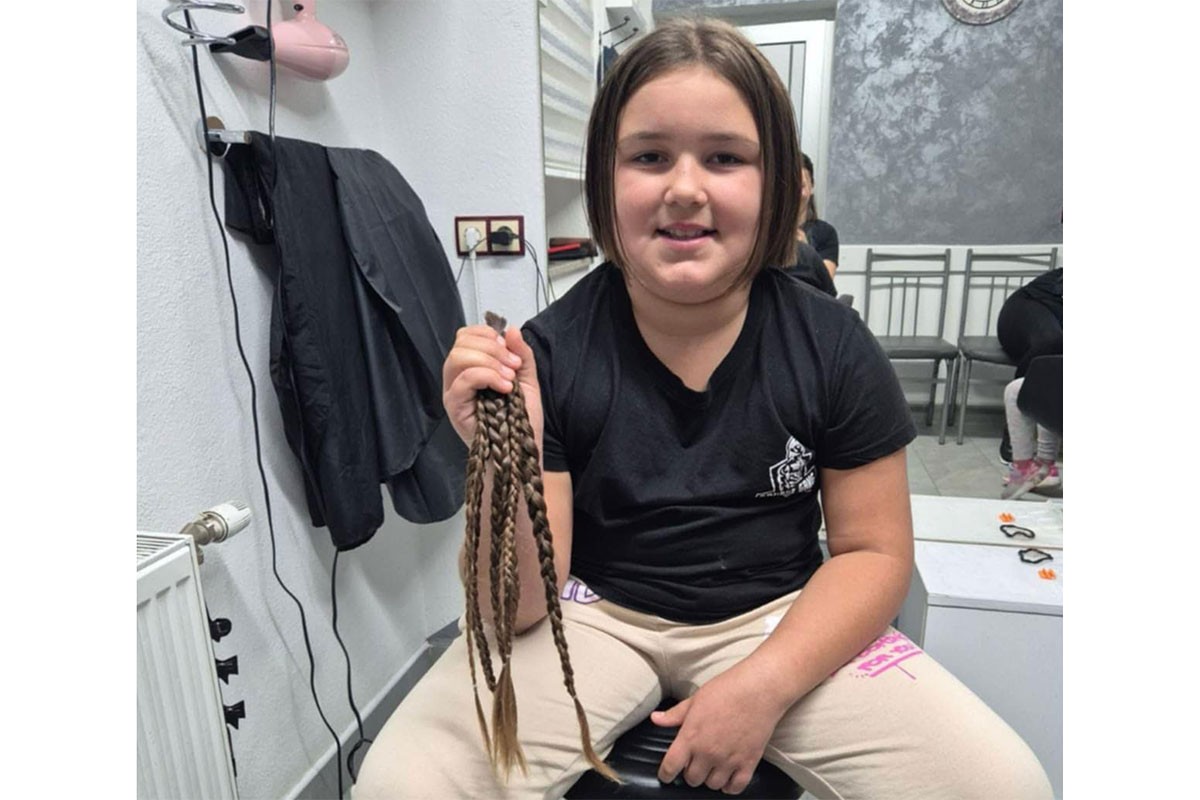 Za svaku pohvalu: Dejana Škiljo (11) donirala kosu oboljeloj djeci