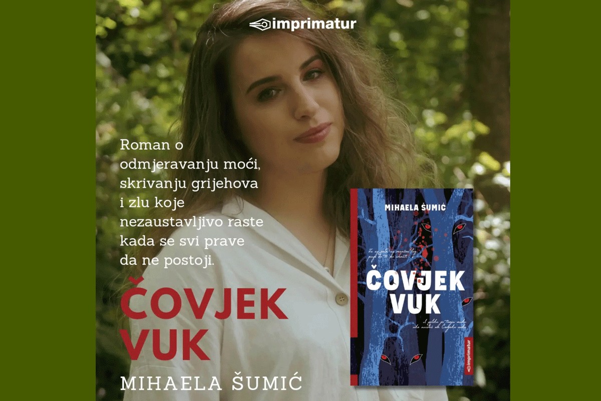Objavljen roman Mihaele Šumić "Čovjek vuk": Mračna priča o tajnama i strahu