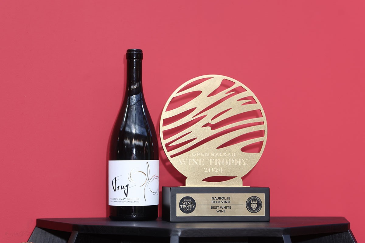 Bijelo vino vinarije "Frug" šampion "Wine Vision Open Balkan"!