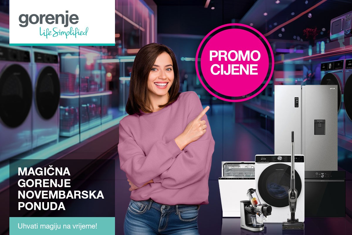 GORENJE CRNI PETAK: Savršen spoj inovacija i uštede!
