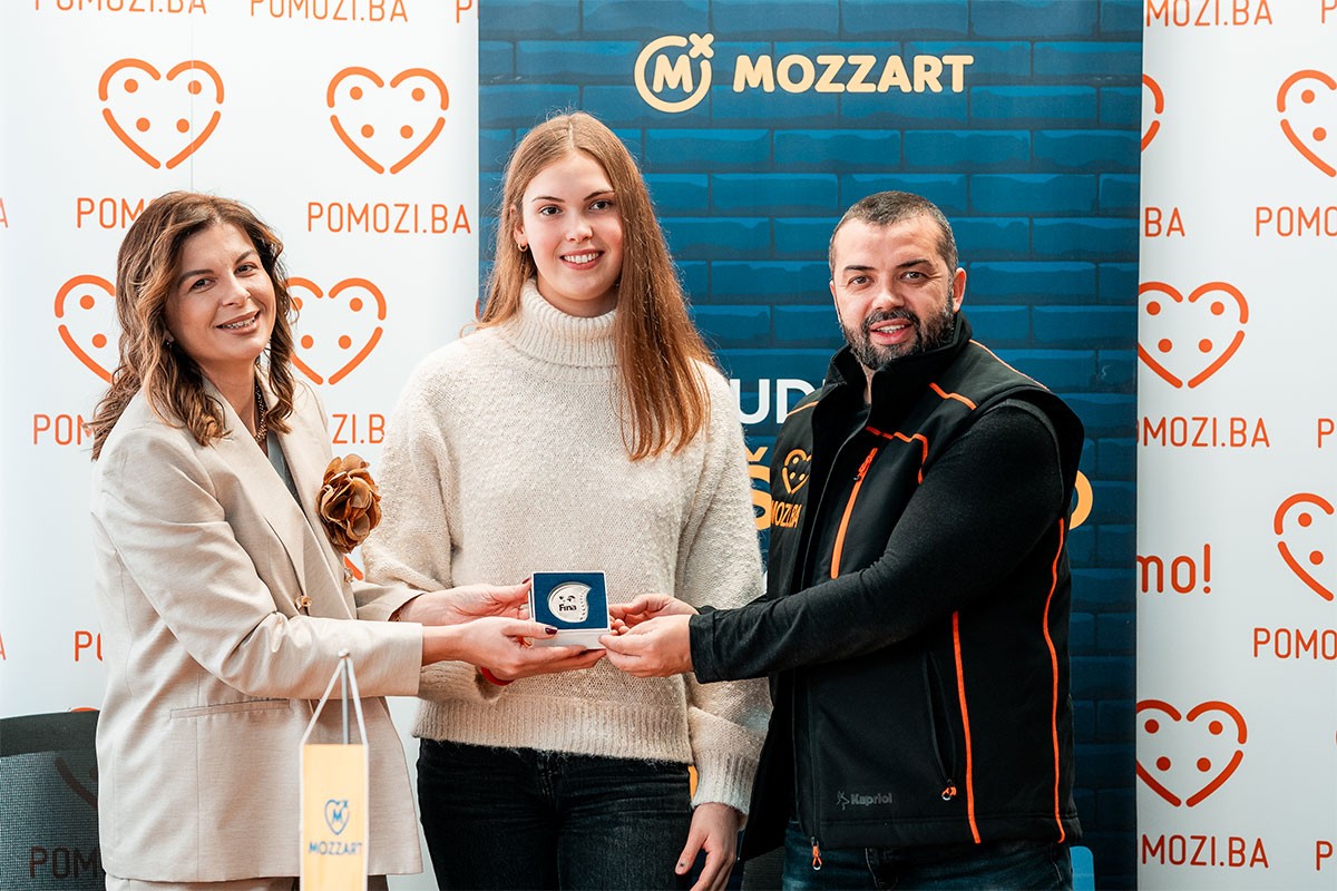 Bronza Lane Pudar, uz Mozzart i Pomozi.ba, postaje "Medalja humanosti"