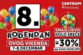 Smajlijevo kolo sreće i Centrum vas pozivaju na rođendan!