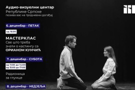 AVC RS organizuje trodnevnu radionicu o kastingu u Banjaluci