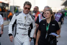 Bred Pit snimljen na trci Formule 1