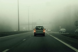 Oprez na putu: Smanjena vidljivost, moguća poledica