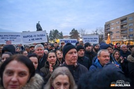 Protest u Bijeljini: "Ovo je borba za sve nas i za naše potomke"