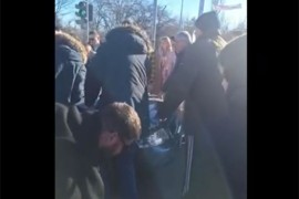 Autom upao na blokadu ispred Farmaceutskog fakulteta, oborio ženu ...