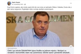 Vještak Vranić Dodika nazivao Hitlerom