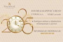 Restoran Nacional: Neka 2025. godina počne na najbolji način