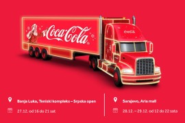 Legendarni Coca-Cola kamion radosti stiže u Sarajevo i Banjaluku