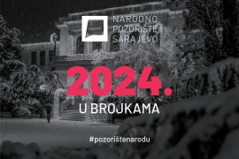 Za kraj 2024. godine: Narodno pozorište Sarajevo u brojkama