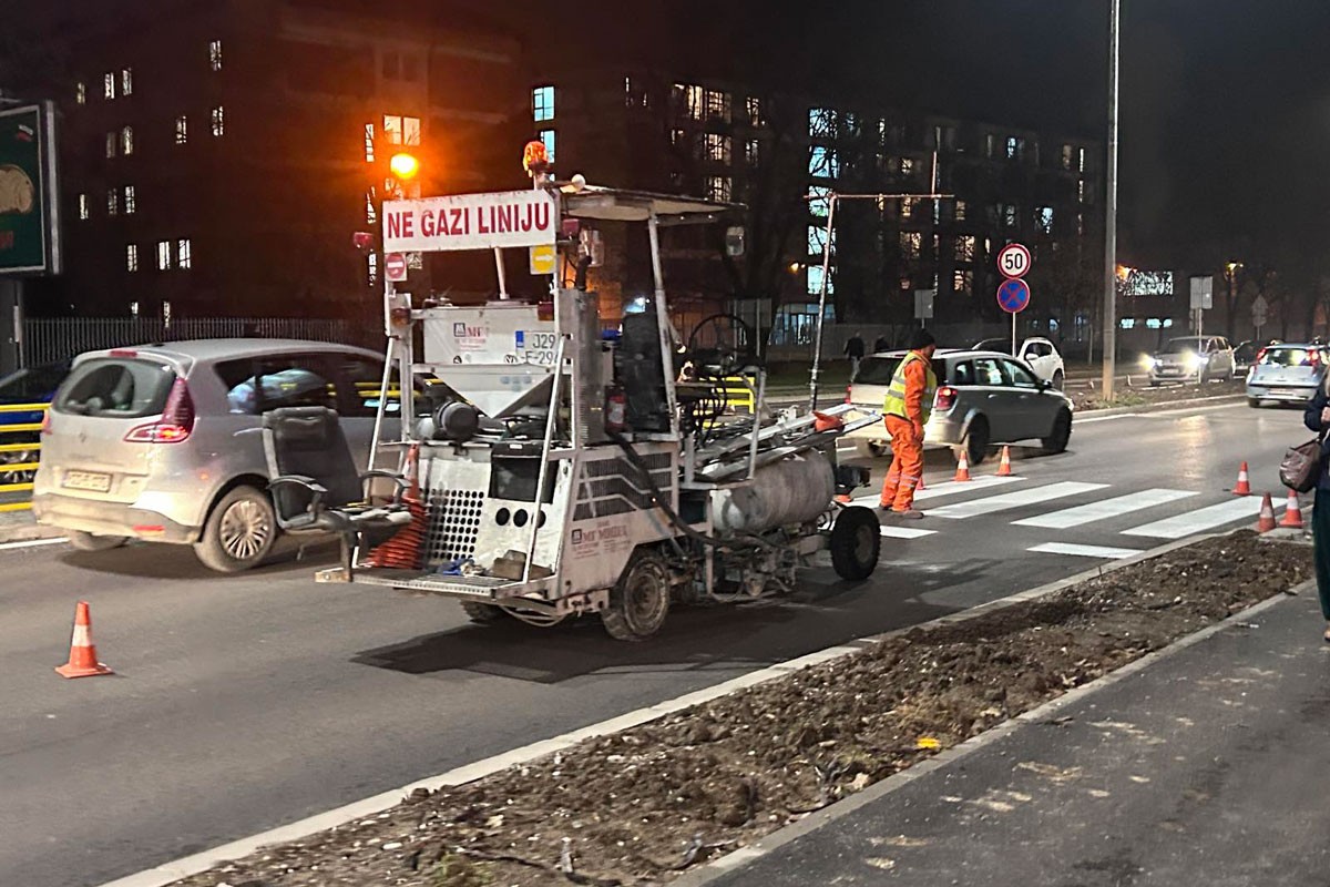 Iscrtan pješački prelaz kod kampusa u Banjaluci