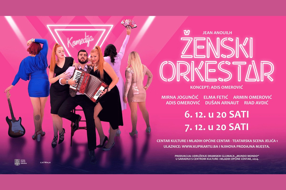 Komedija "Ženski orkestar" ponovo na sceni CKM-a