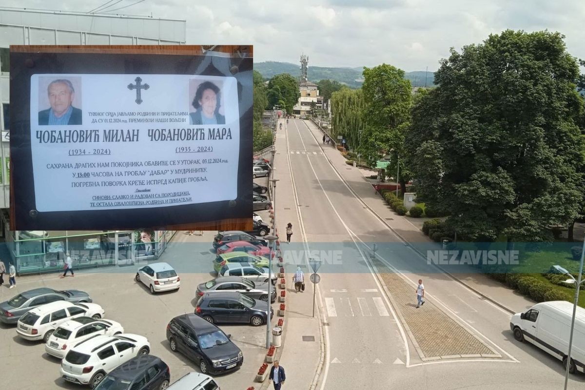 Tuga u Sanskom Mostu: Supružnici preminuli u istom danu
