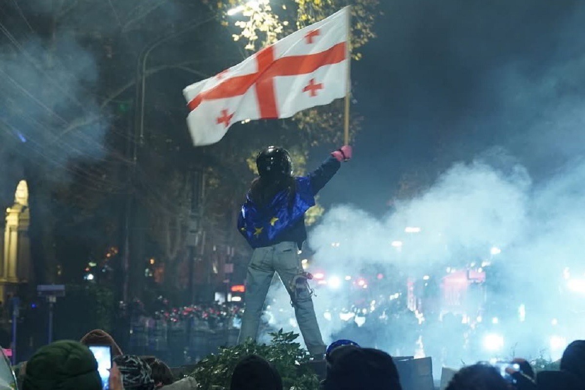Počeo novi protest u Tbilisiju