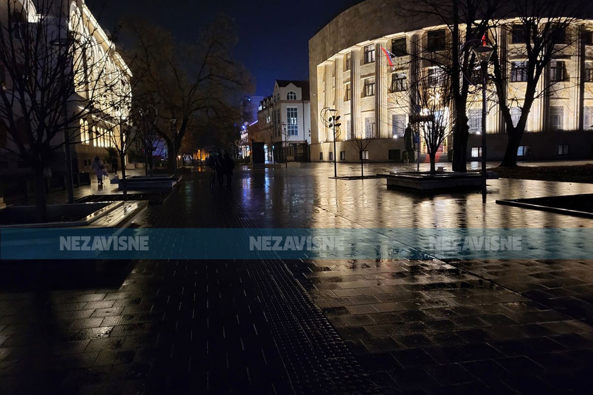 Centar Banjaluke u mraku (VIDEO)