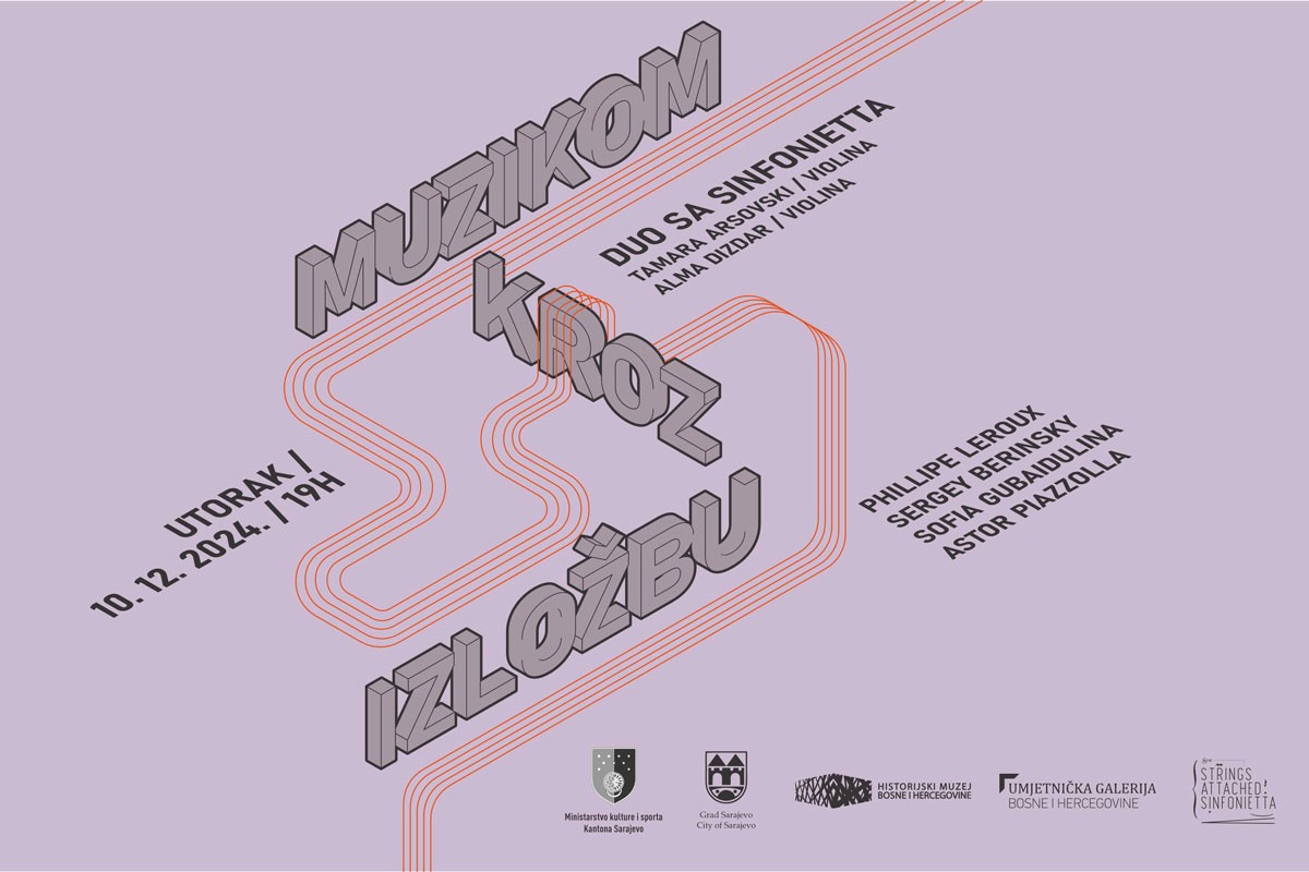 Završni koncert projekta "Muzikom kroz izložbu" u Sarajevu