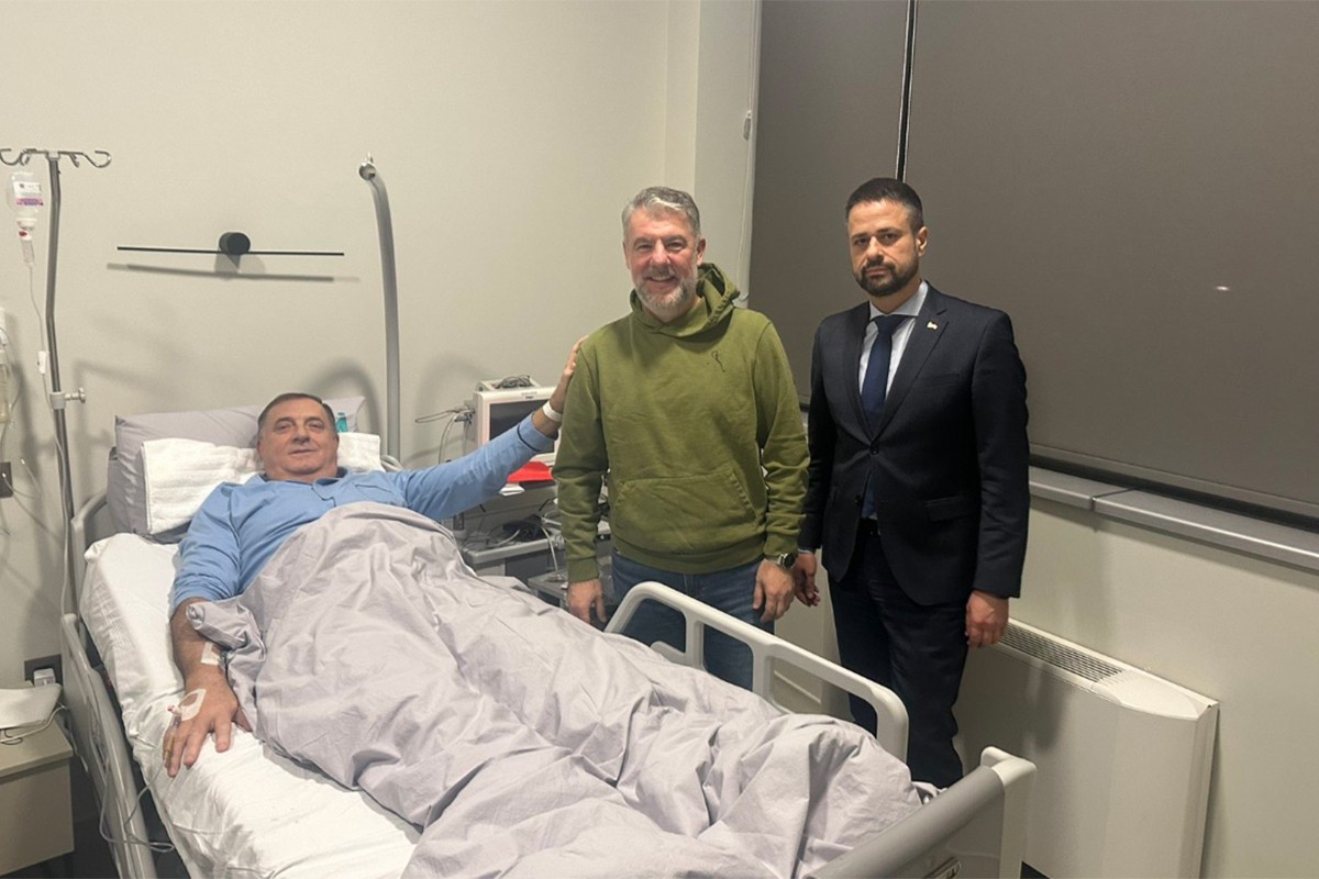 Dodika u bolnici posjetili Amidžić, Šeranić i vladika Sergije