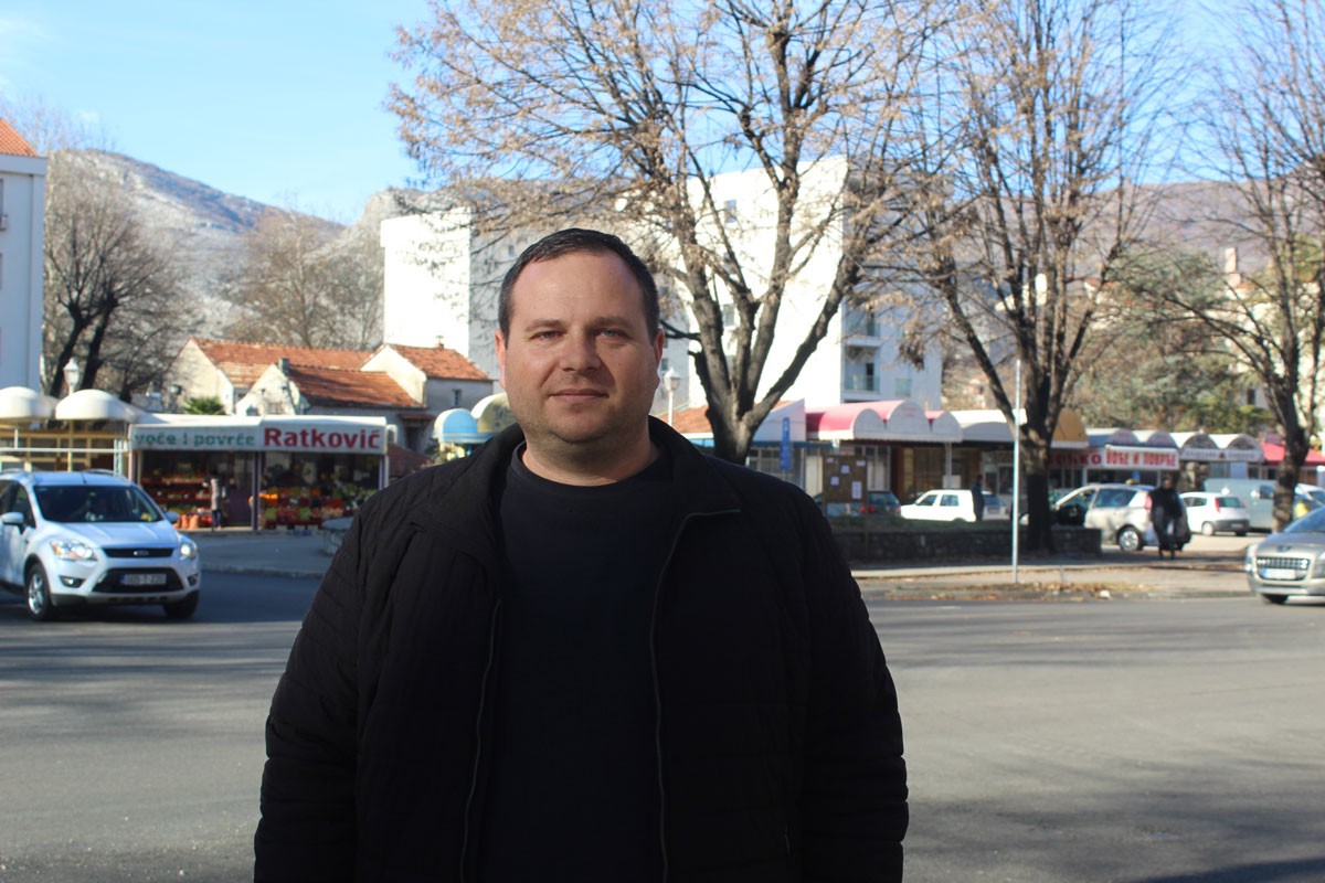 Postavljanje novog kružnog toka u Trebinju