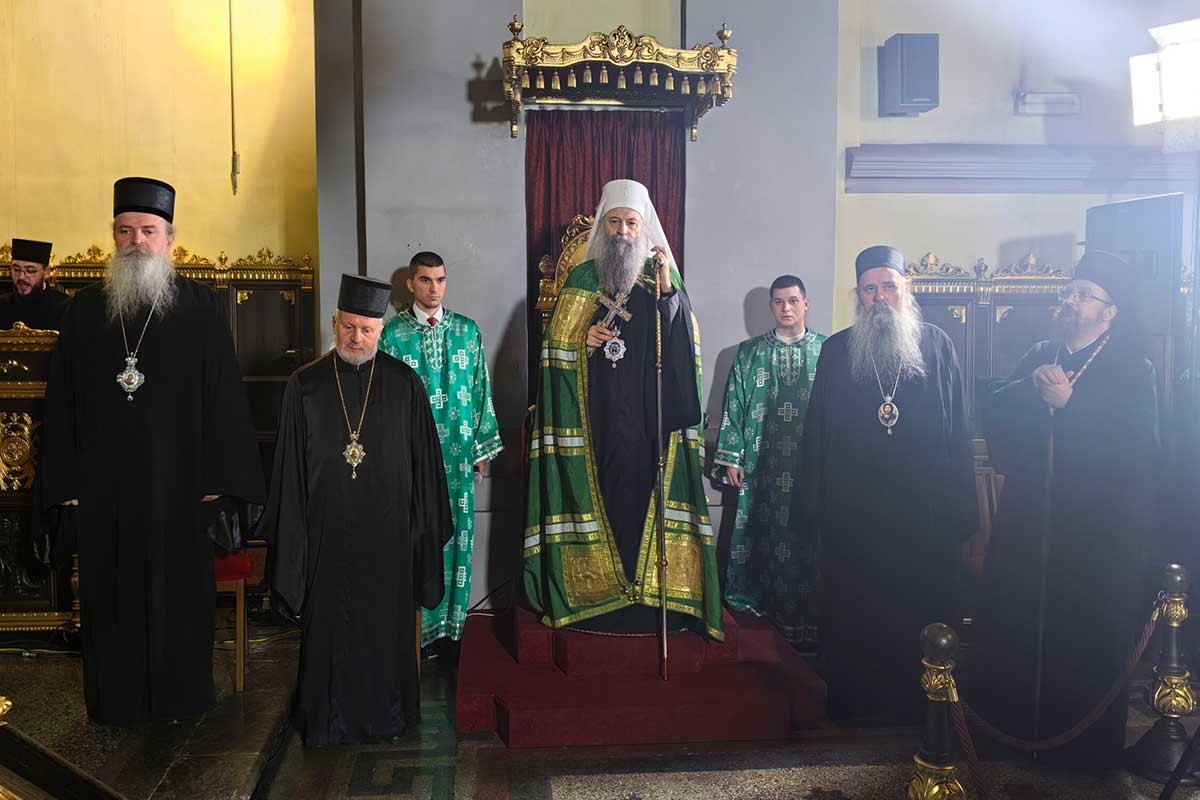 U pravoslavnoj crkvi u Rijeci služena doksologija u čast patrijarha Porfirija