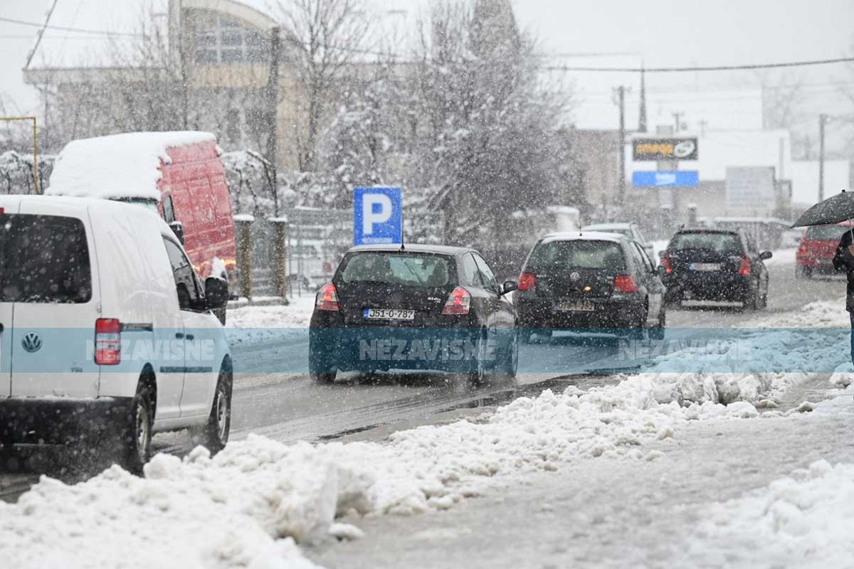 U Banjaluci do podneva 72 saobraćajna udesa
