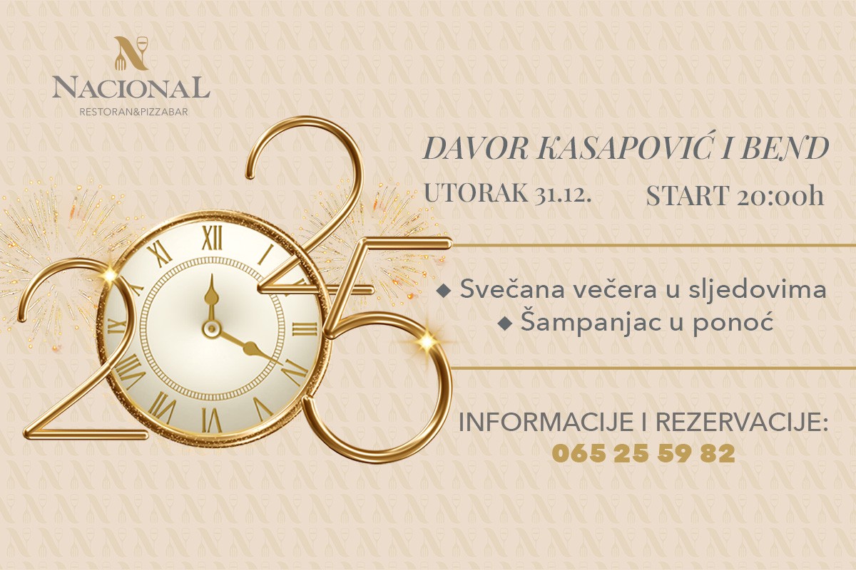 Restoran Nacional: Neka 2025. godina počne na najbolji način