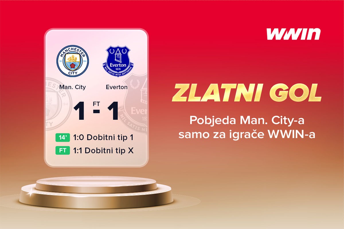 Zlatni gol WWIN-a: Sigurna leđa za vaše tikete! Pobjeda Cityja bez obzira na remi!