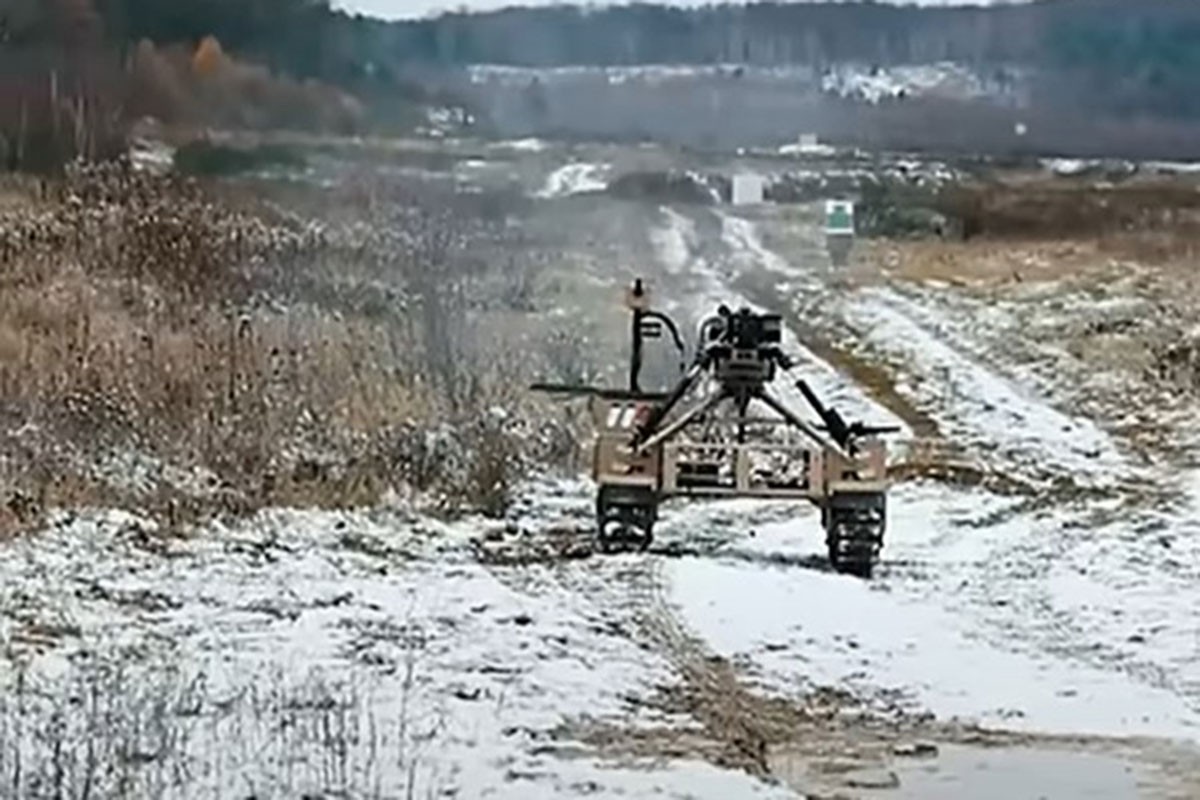 Ukrajinci na Ruse poslali desetine robota