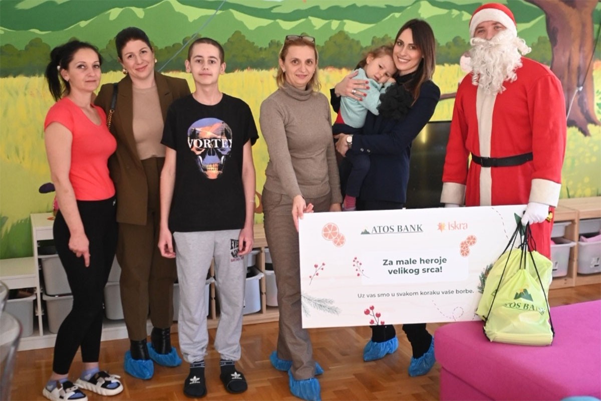 ATOS BANK podržala male heroje kroz humanitarnu akciju