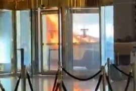 Drama ispred Trampovog hotela, eksplodirao Teslin kamionet (VIDEO)