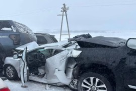 Neviđen lančani sudar u Kazahstanu, u njemu oko 100 auta (FOTO, VIDEO)