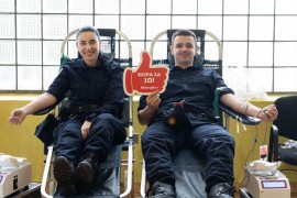 Kadeti Policijske akademije dali krv