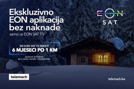 Ekskluzivno EON aplikacija bez naknade u svim EON SAT TV paketima
