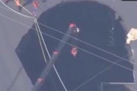 Otvorila se rupa na raskrsnici u Japanu i progutala kamion: Vozač ...
