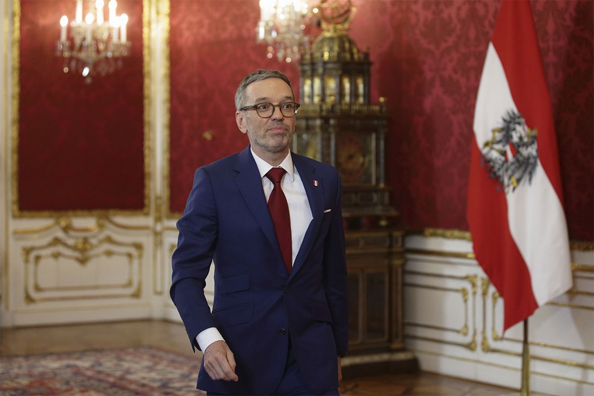 Herber Kikl dobio mandat da formira koalicionu vladu