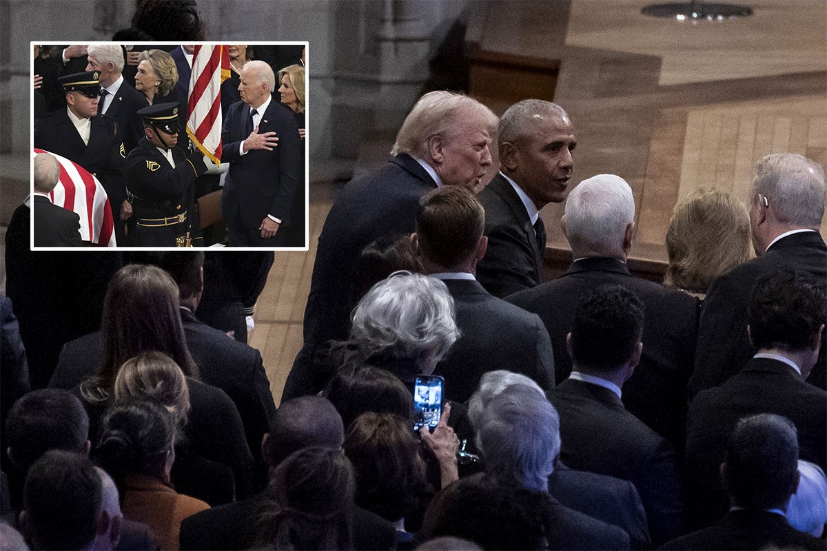 Sahrani Džimija Kartera prisustvuju Tramp, Bajden, Obama, Klinton i Buš
