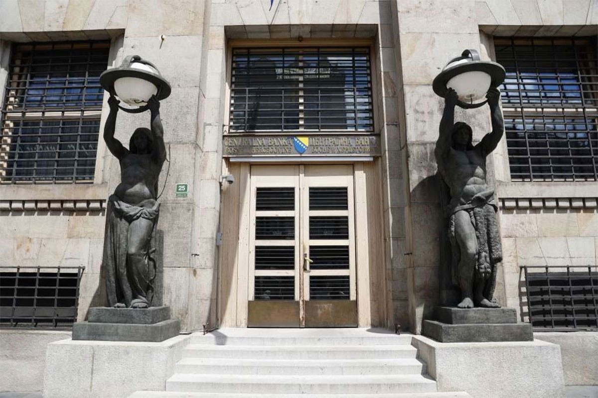 Devizne rezerve Centralne banke BiH na kraju novembra 17,21 milijardu KM