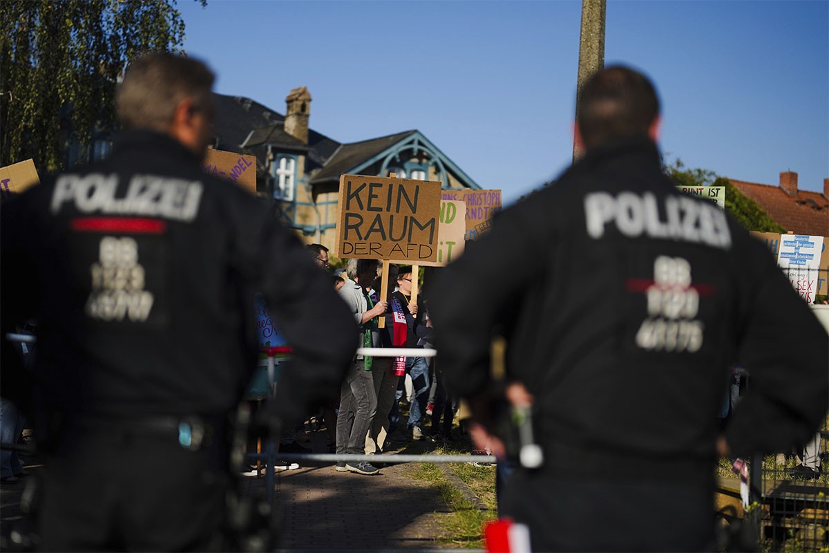 Počeo dvodnevni kongres AfD-a, počeli i protesti