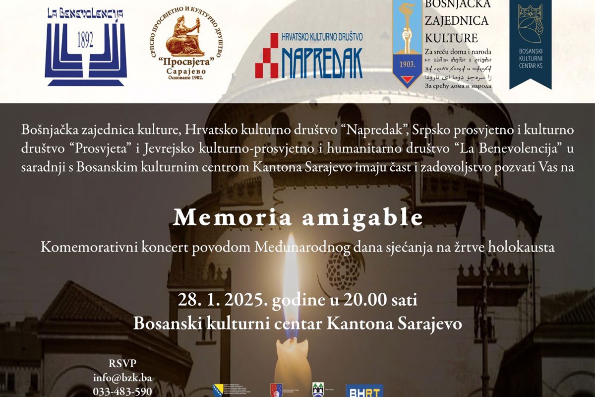 Koncert u čast žrtvama Holokausta