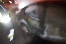 Gorio auto u Banjaluci (FOTO)