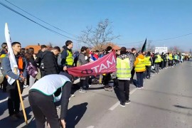 Prva etapa marša ka Kragujevcu: Beogradski studenti stigli u Sopot ...