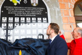 Otkriveno spomen-obilježje za 53 poginula borca iz Banjaluke